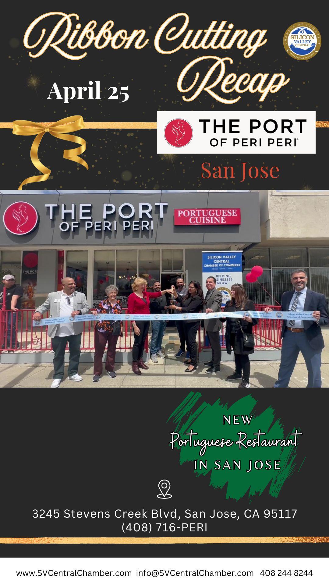 The Port of Peri Peri in San Jose_Ribbon Cutting_Image