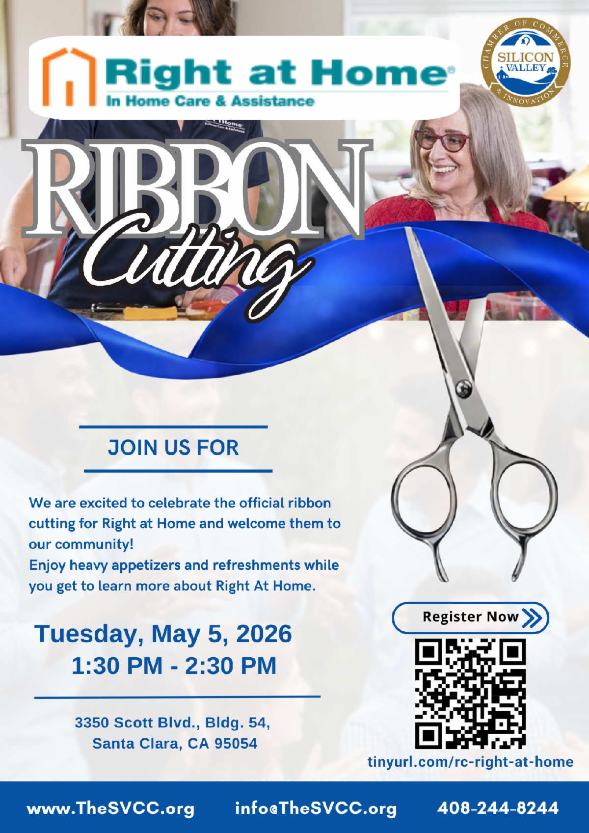 Ribbon Cutting Right at Home_image