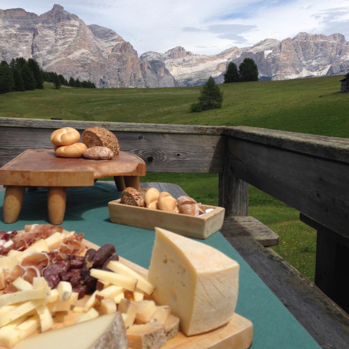 Val Badia- Tagliere of local cheeses and meats