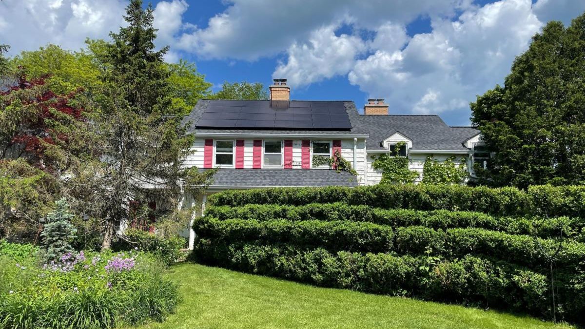 Solar on a home