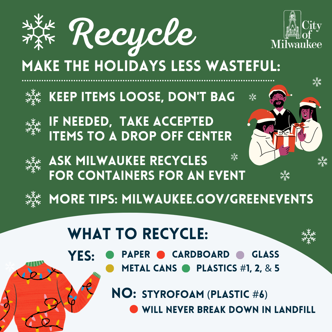 Recycle this holiday season