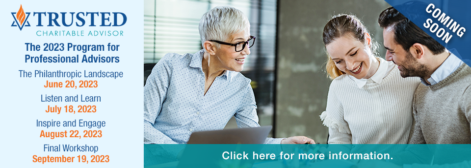 Trusted Charitable Advisor Program