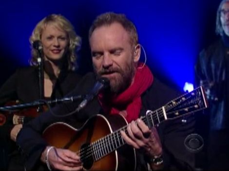 Sting on Letterman