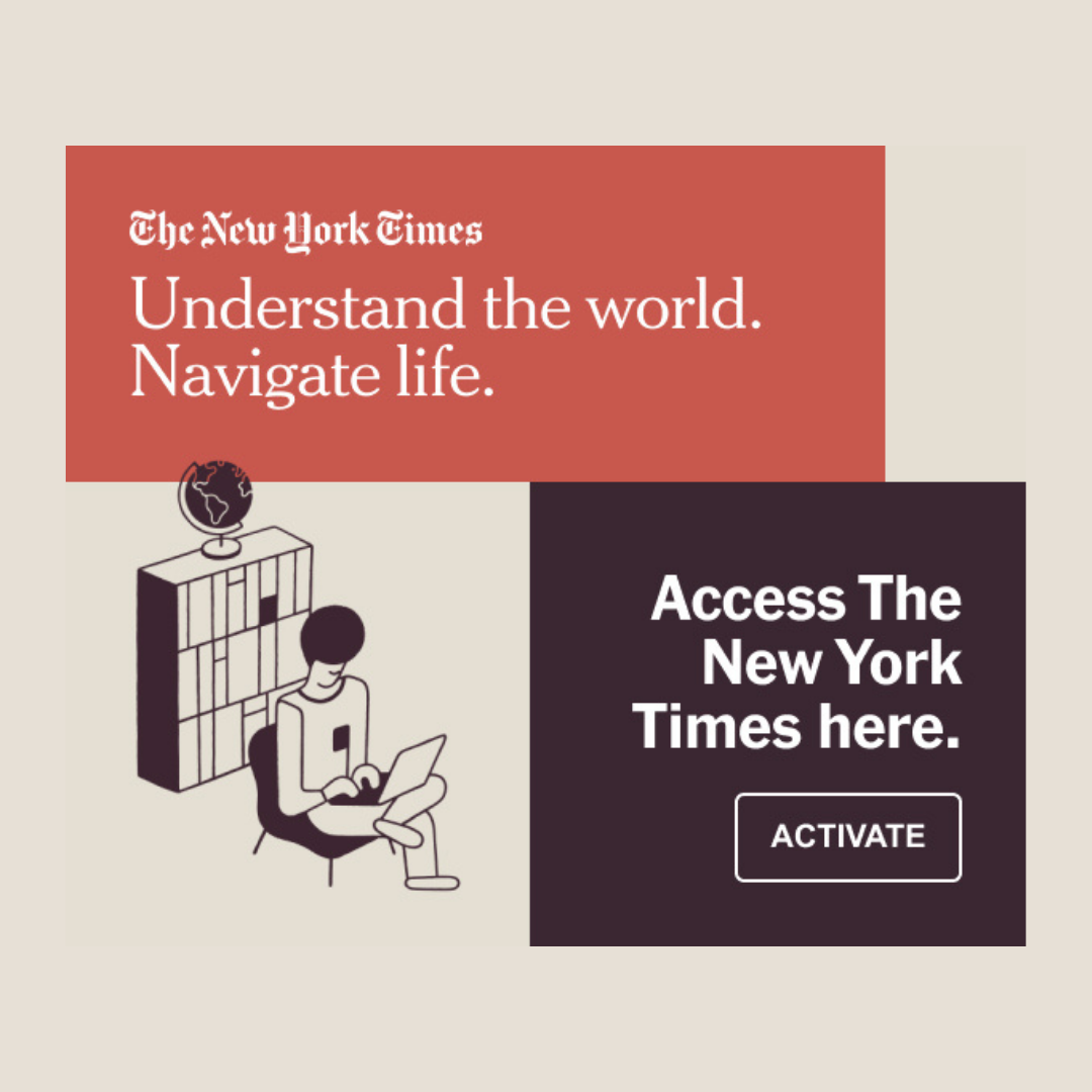 Sign up for the New York Times
