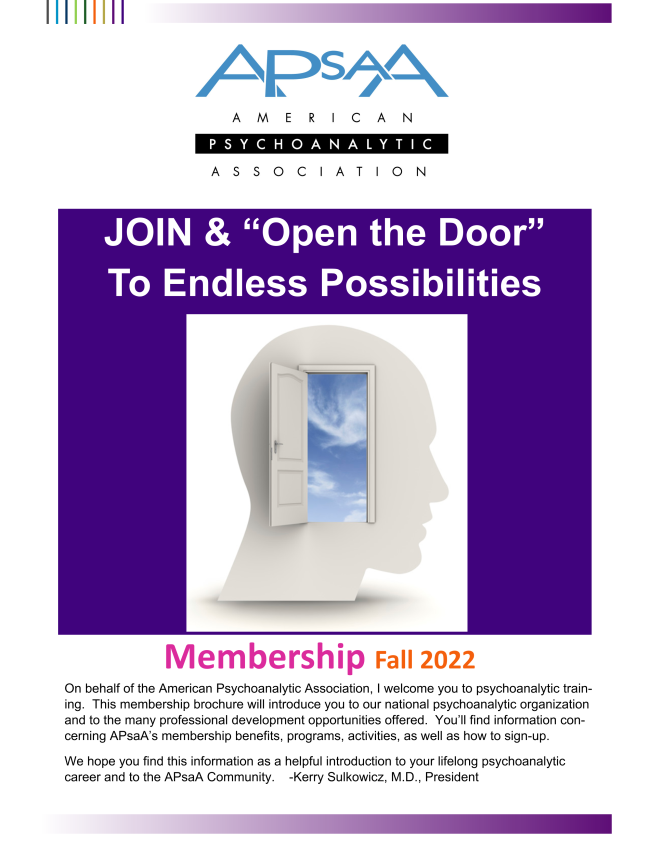 APsaA Membership NYU Postdoc Candidates!