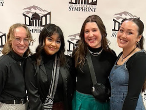 Group photo of Tylee Johnson, Danna Cruz, Labelle Knittel, Jillian Nguyen