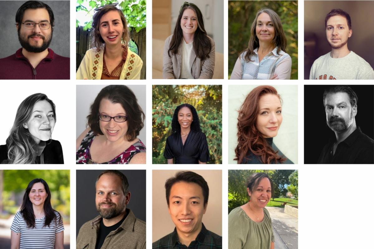 Headshots of new faculty and staff