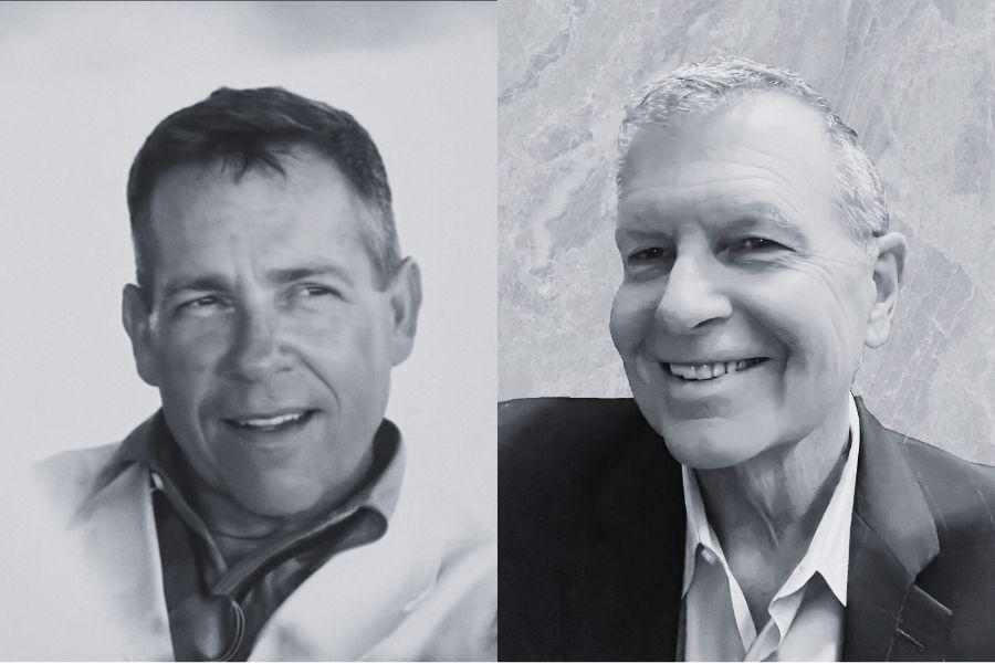 Headshot of Neel (L) and Bissey (R)