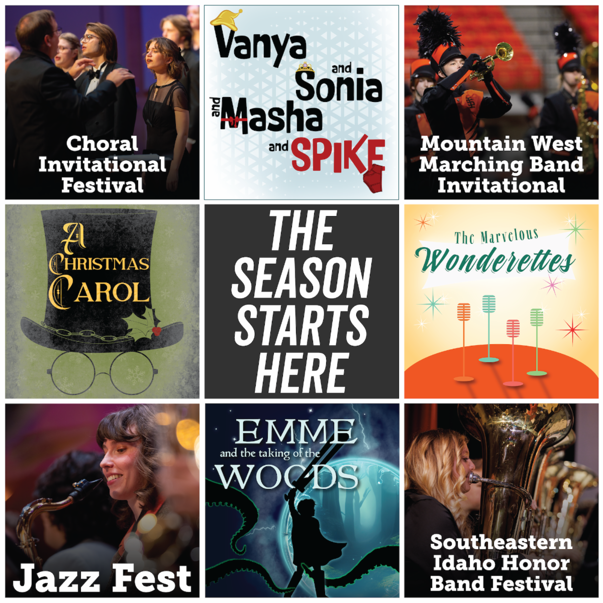 Graphic image of 2025-2026 season shows