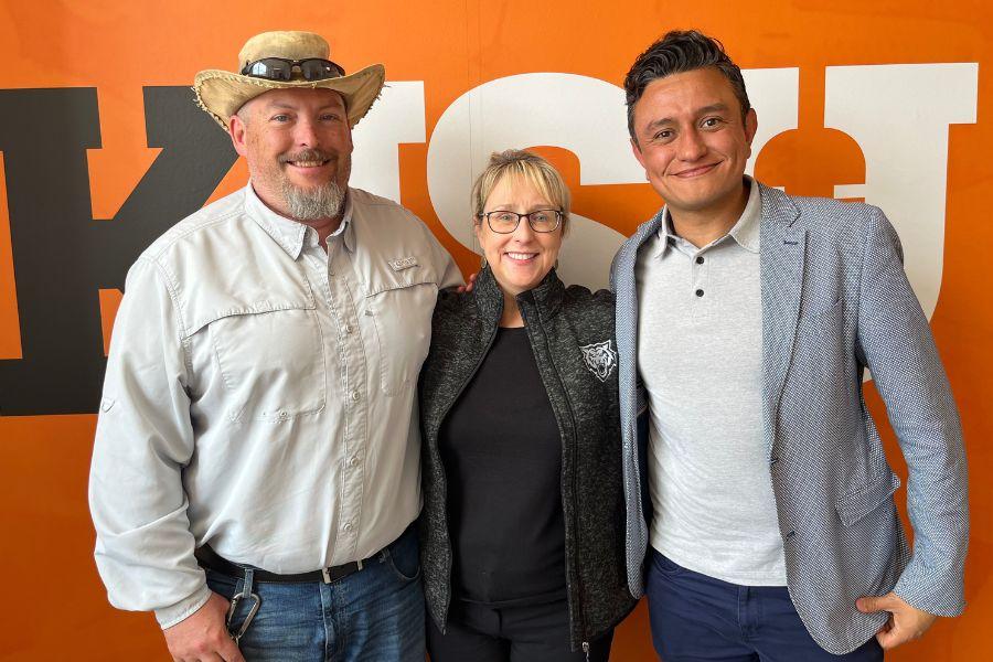 Professor Carr, Dean Kandi Turley Ames, Professor Viallobos Graillet