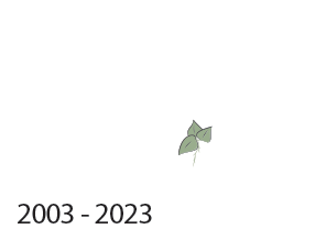Land Pro 20 year white logo