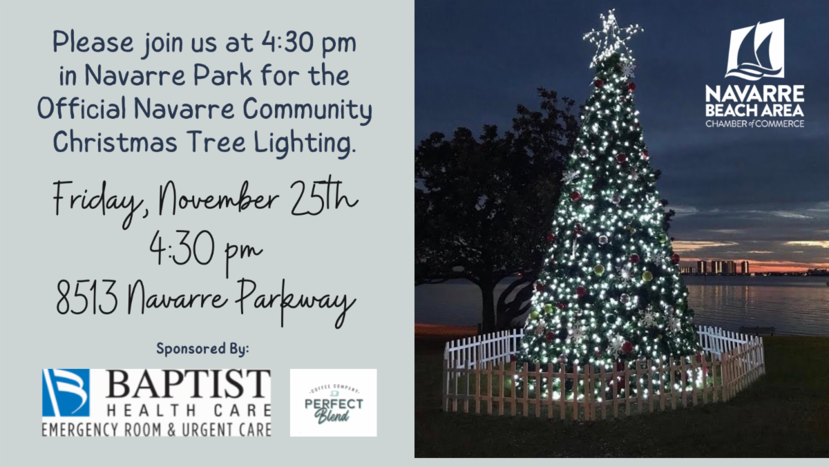 TODAY at 430 PM The Navarre Community Christmas Tree Lighting