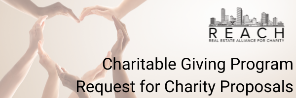 REACH: Nominate a charity for our annual Charitable Giving Program!