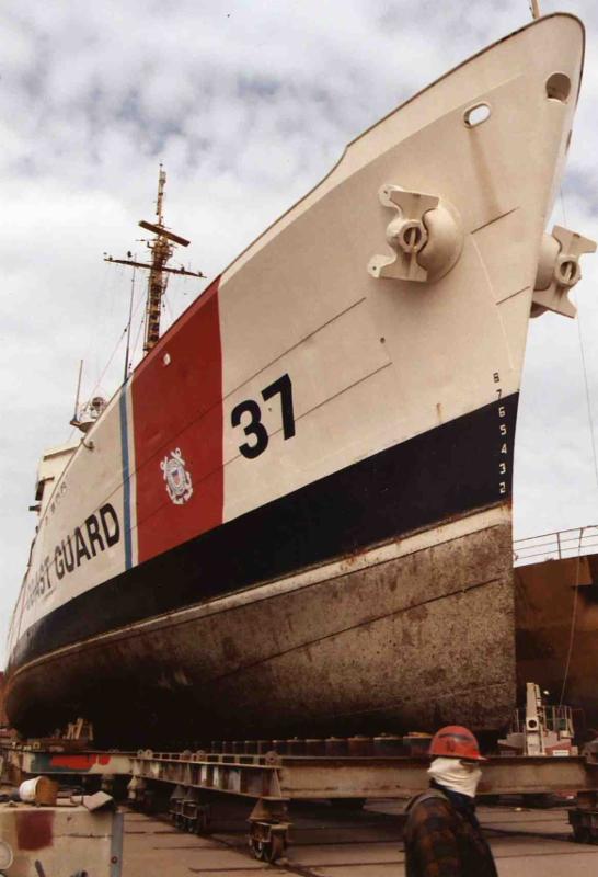 USCGC Taney dry docked in 2003 