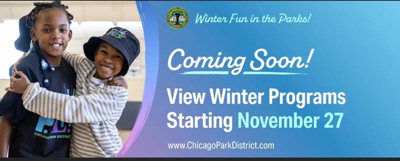 Chicago Park District Winter Programs Coming November 27th! 
