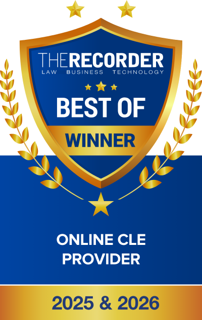 The Recorder Best of 2026 — Online CLE Provider