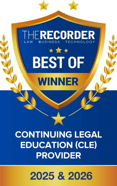 The Recorder Best of 2026 — CLE Provider