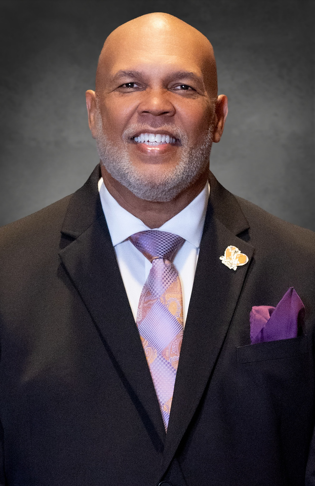 Professional portrait of Mayor Blake