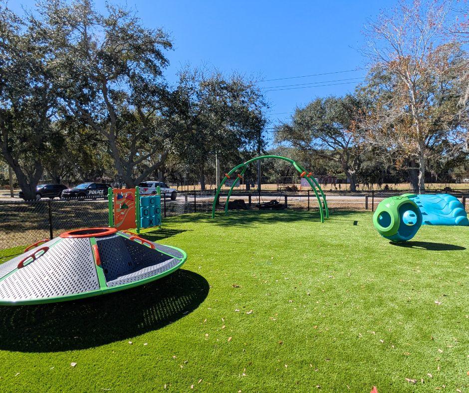 New inclusive playground at Provost Park