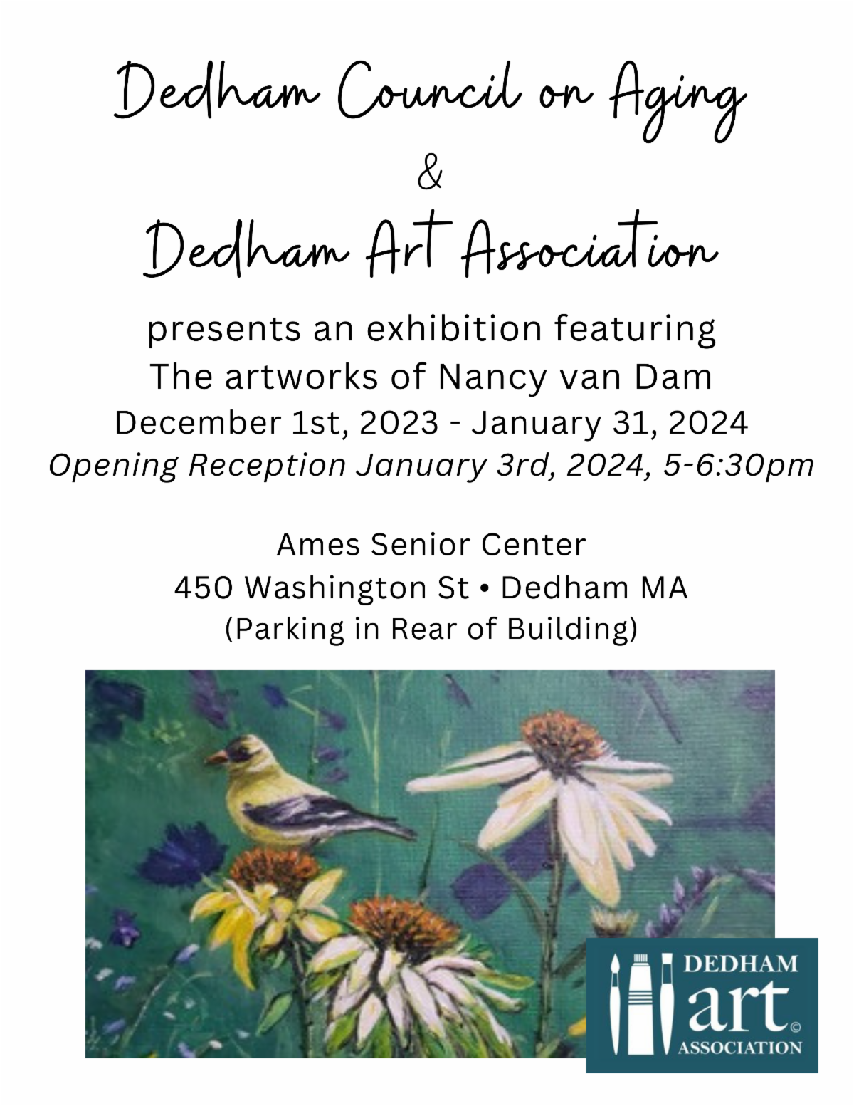 Dedham Square Happenings December 28th, 2023