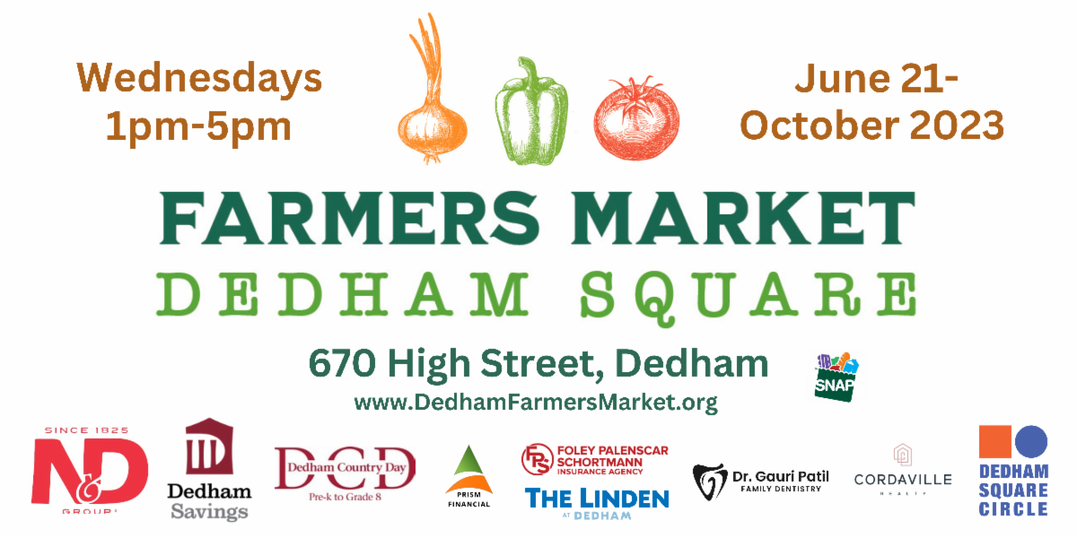 Dedham Square Happenings June 1st, 2023