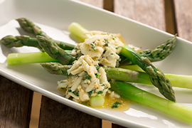 Asparagus salad