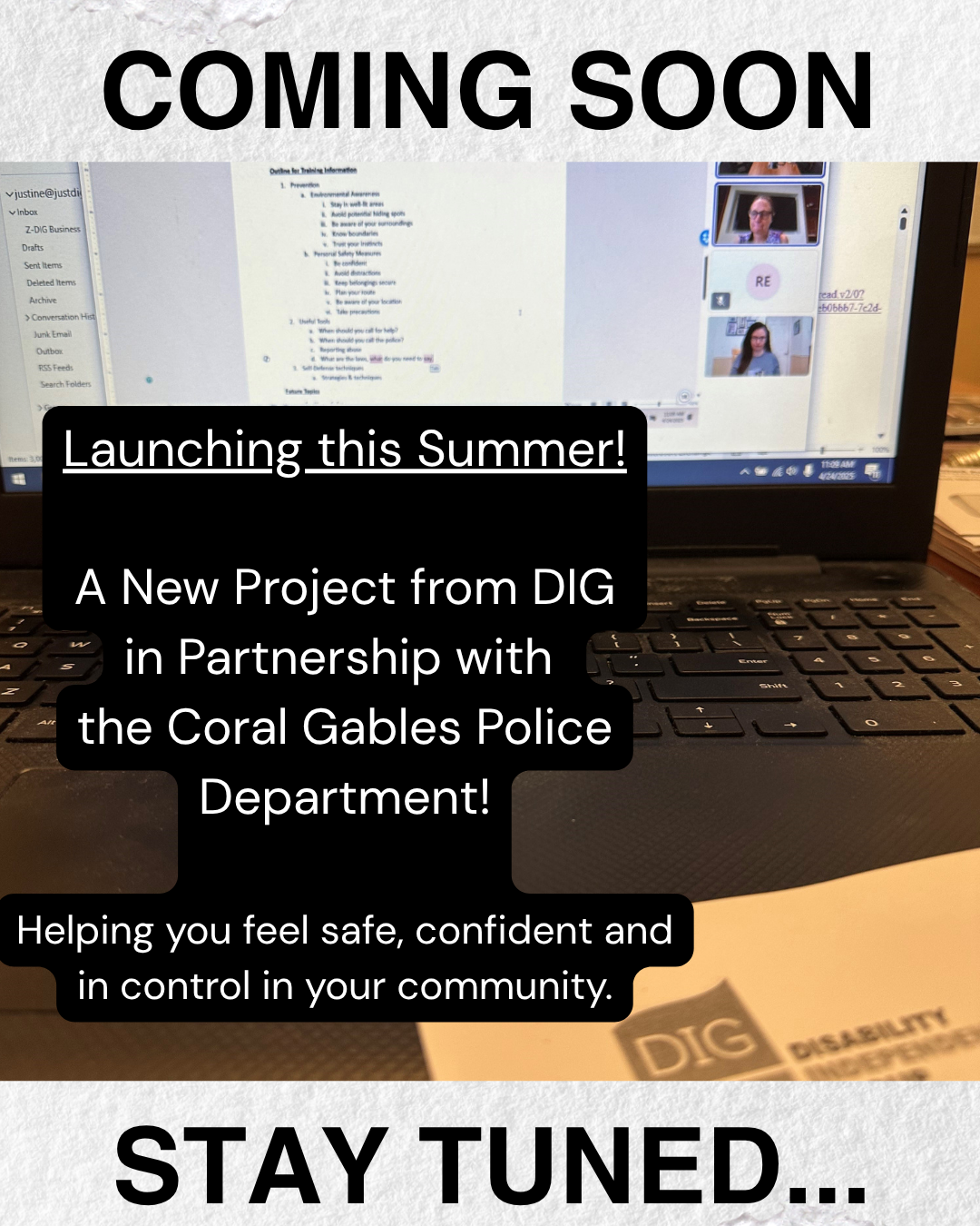 Coming soon photo for DIG Summer Partnership with Coral Gables PD
