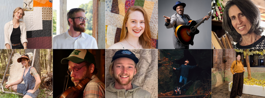 A collage of portraits of the CALT ETAP artists