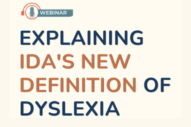 Defining Dyslexia 2025