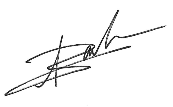 Signature of Al Barlas