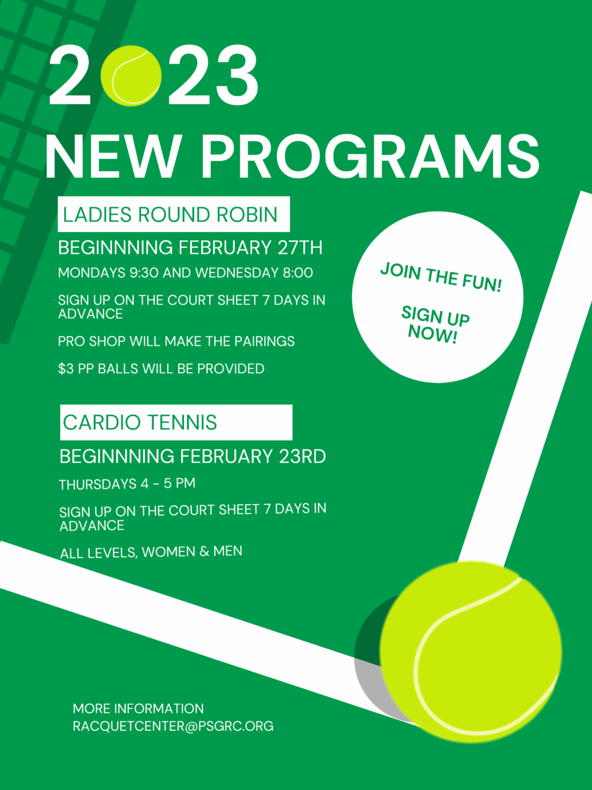 New Programs