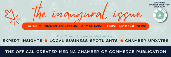 Inaugural issues - Medina Means Business magazine