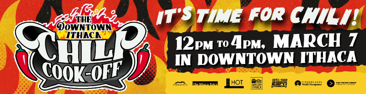 Sponsor: https://www.downtownithaca.com/chili-cook-off-2026/