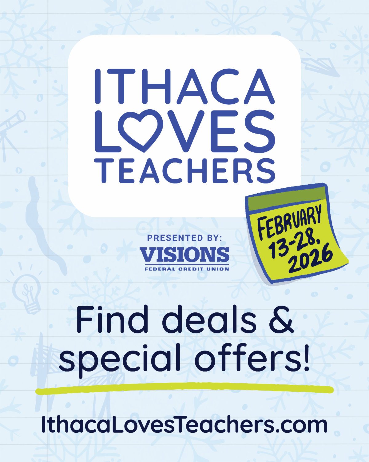 Sponsor: https://www.visitithaca.com/ithaca-loves-teachers/