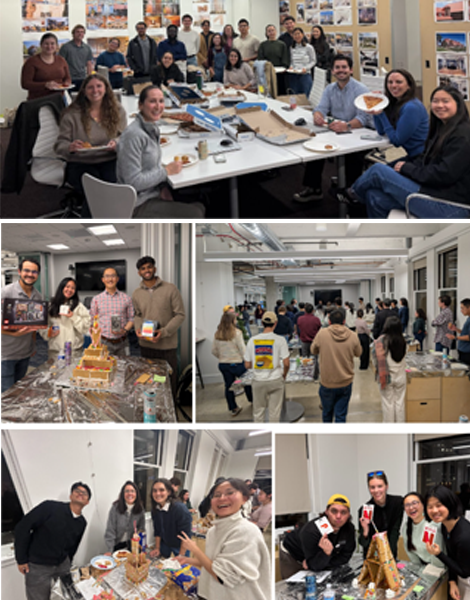 A collage of photos from SEAONC's YMF recent events including lots of people posing.