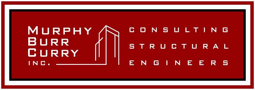 A red logo reading Murphy Burr Curry, Inc. Consulting Structural Engineers.