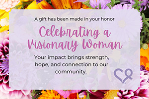 background photo of colorful flowers - Celebrating a Visionary Womana