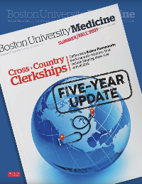 Cover of Fall/Summer Issue of Boston University Medicine magazine
