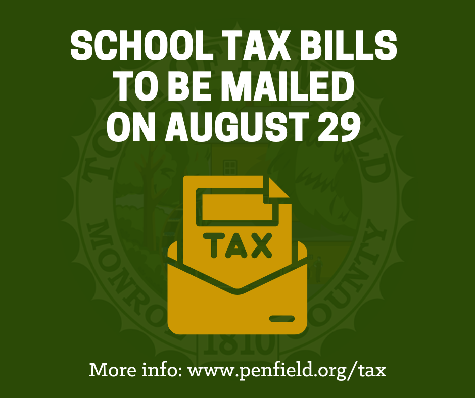 2025 School Tax Bill Graphic