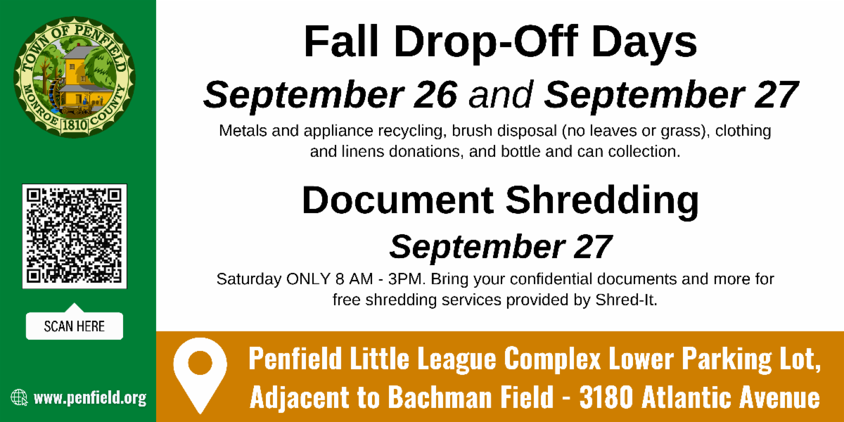 Fall 2025 Drop and Shredding Graphic