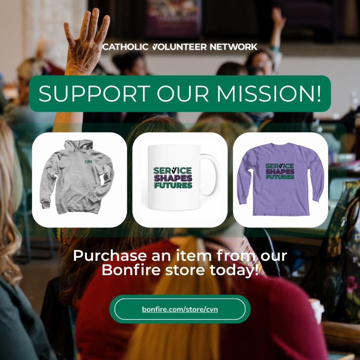 Rep the Mission, with CVN swag