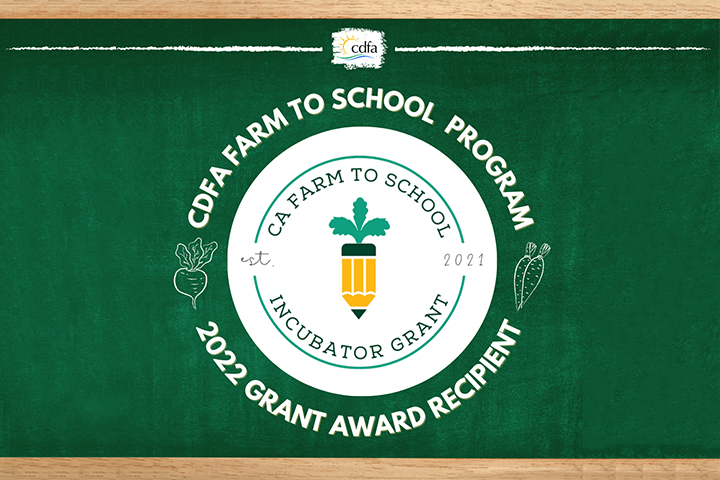 CDFA Farm to School Logo