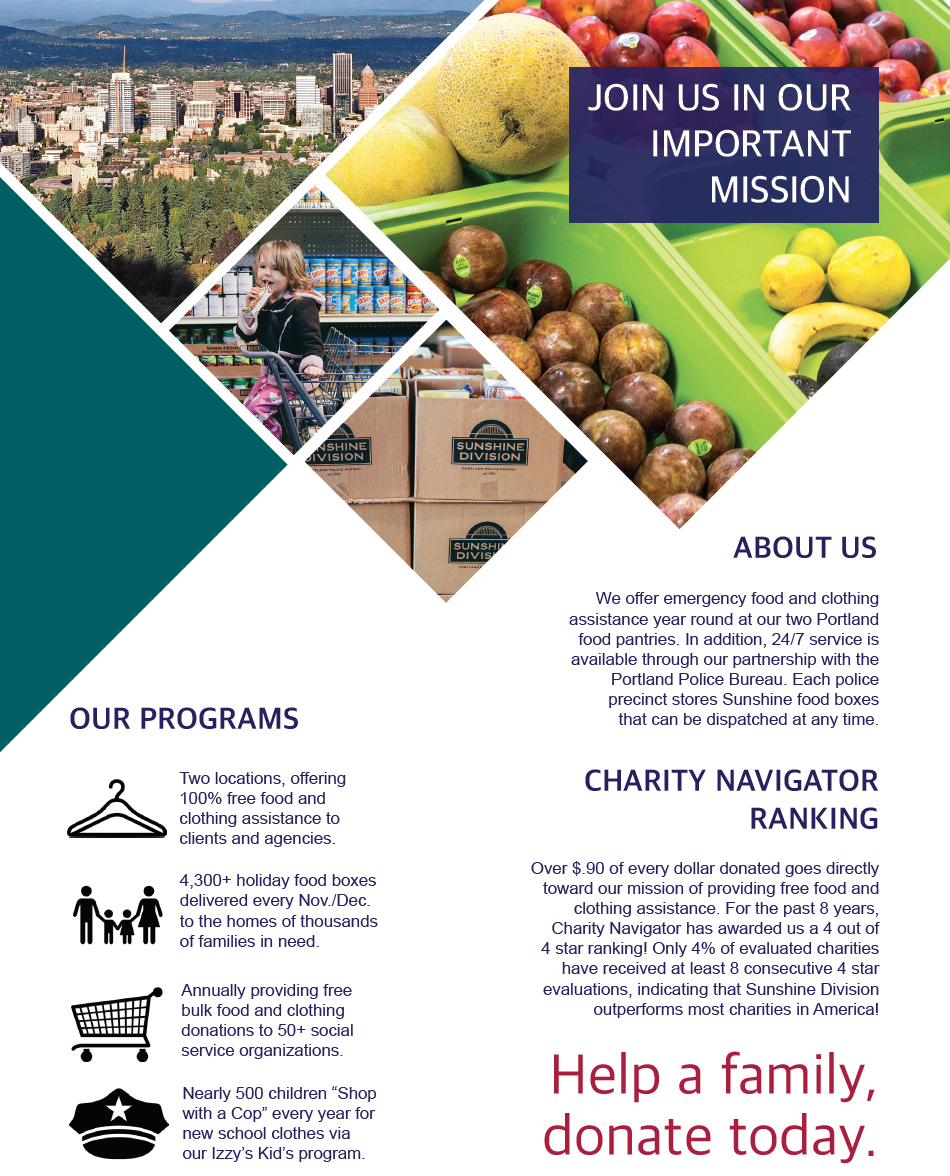 Host a Virtual Food Drive to Support our Efforts!