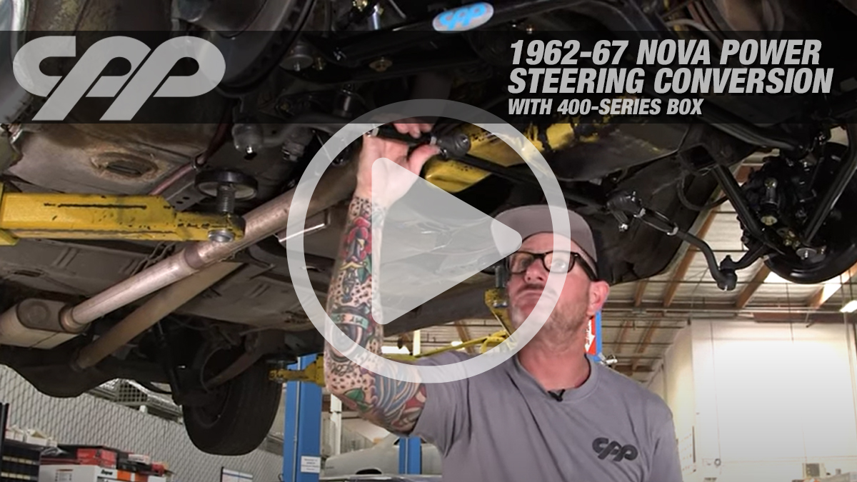 CPP Power Steering Conversion for 196267 Nova. Now Available at CPP