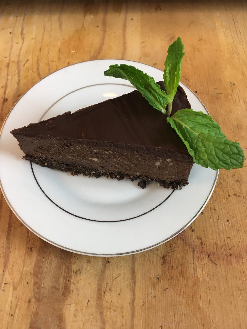 Mint Chocolate Mousse Torte recipe for Valentine's Day
