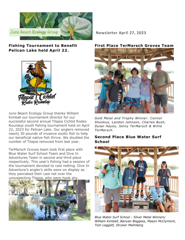 Fishing Tournament News