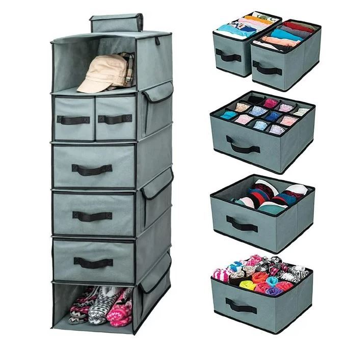 SMIRLY Hanging Closet Organizer Shelves