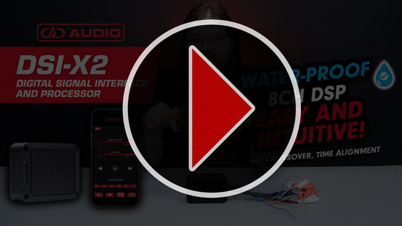 DSI X2 video thumbnail with red play icon in center