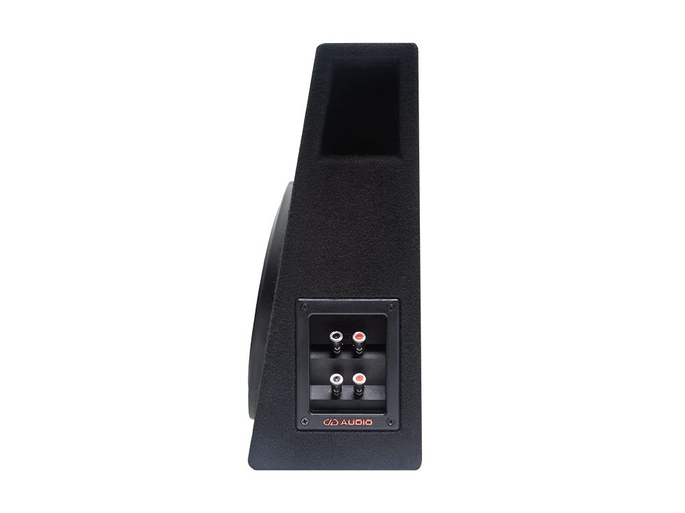 single 10 inch slim wedge loaded enclosure side profile view of wedge port and terminals