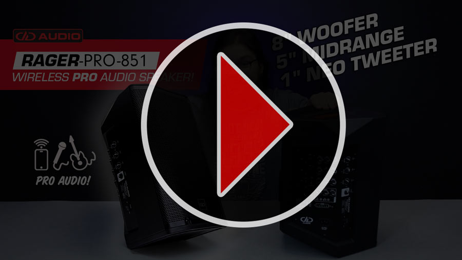 RAGER PRO 851 video thumbnail with red play icon in center